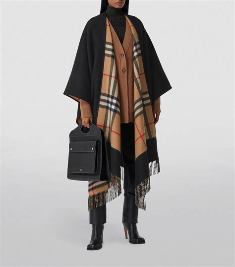 burberry kapuzenjacke damen|burberry cashmere cape jacket.